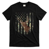 American Flag Deer Hunting Camo T-Shirt