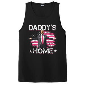 American Flag DaddyS Home Trump 2024 Patriotic PosiCharge Competitor Tank