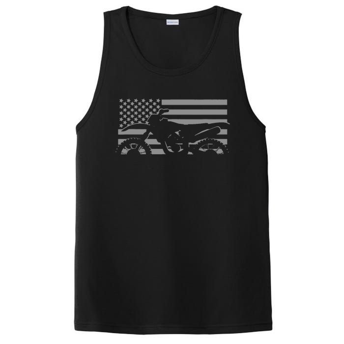 American Flag Dirt Bike Motocross Motocross PosiCharge Competitor Tank