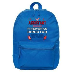 Assistant Fireworks Director Usa Independence Day July 4th Gift 16 in Basic Backpack