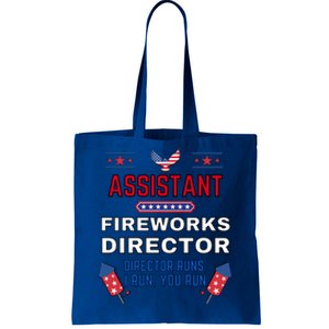 Assistant Fireworks Director Usa Independence Day July 4th Gift Tote Bag