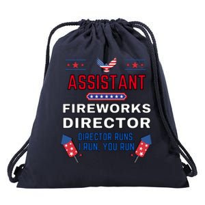 Assistant Fireworks Director Usa Independence Day July 4th Gift Drawstring Bag