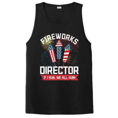 American Fireworks Director 4th Of July Pyrotechnics Cool Gift PosiCharge Competitor Tank