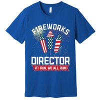 American Fireworks Director 4th Of July Pyrotechnics Cool Gift Premium T-Shirt