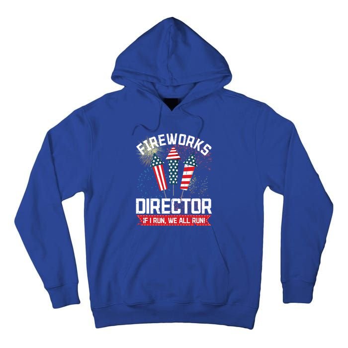 American Fireworks Director 4th Of July Pyrotechnics Cool Gift Tall Hoodie