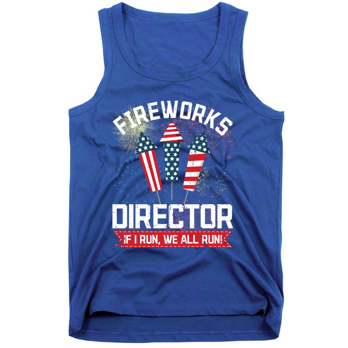 American Fireworks Director 4th Of July Pyrotechnics Cool Gift Tank Top