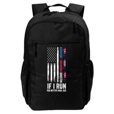 Assistant Fireworks Director 4th Of July Backpack