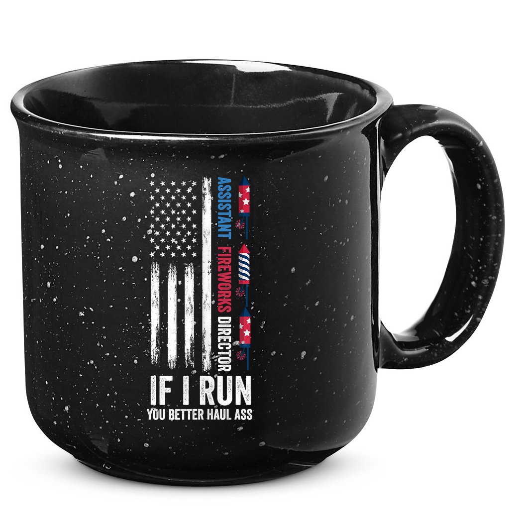 Assistant Fireworks Director 4th Of July 15oz Campfire Ceramic Mug