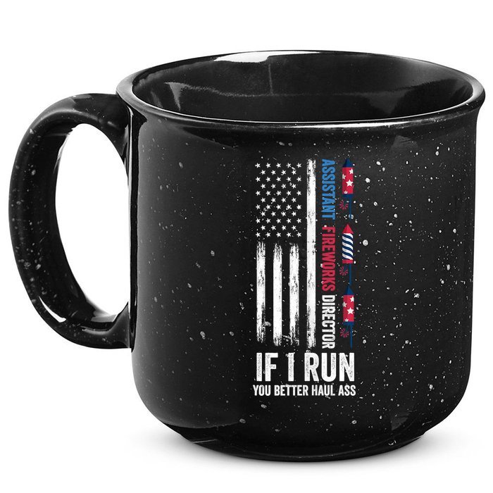 Assistant Fireworks Director 4th Of July 15oz Campfire Ceramic Mug