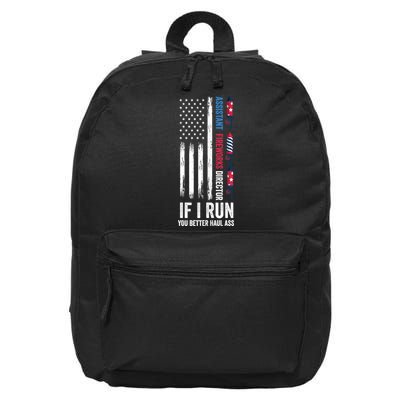 Assistant Fireworks Director 4th Of July 16 in Basic Backpack