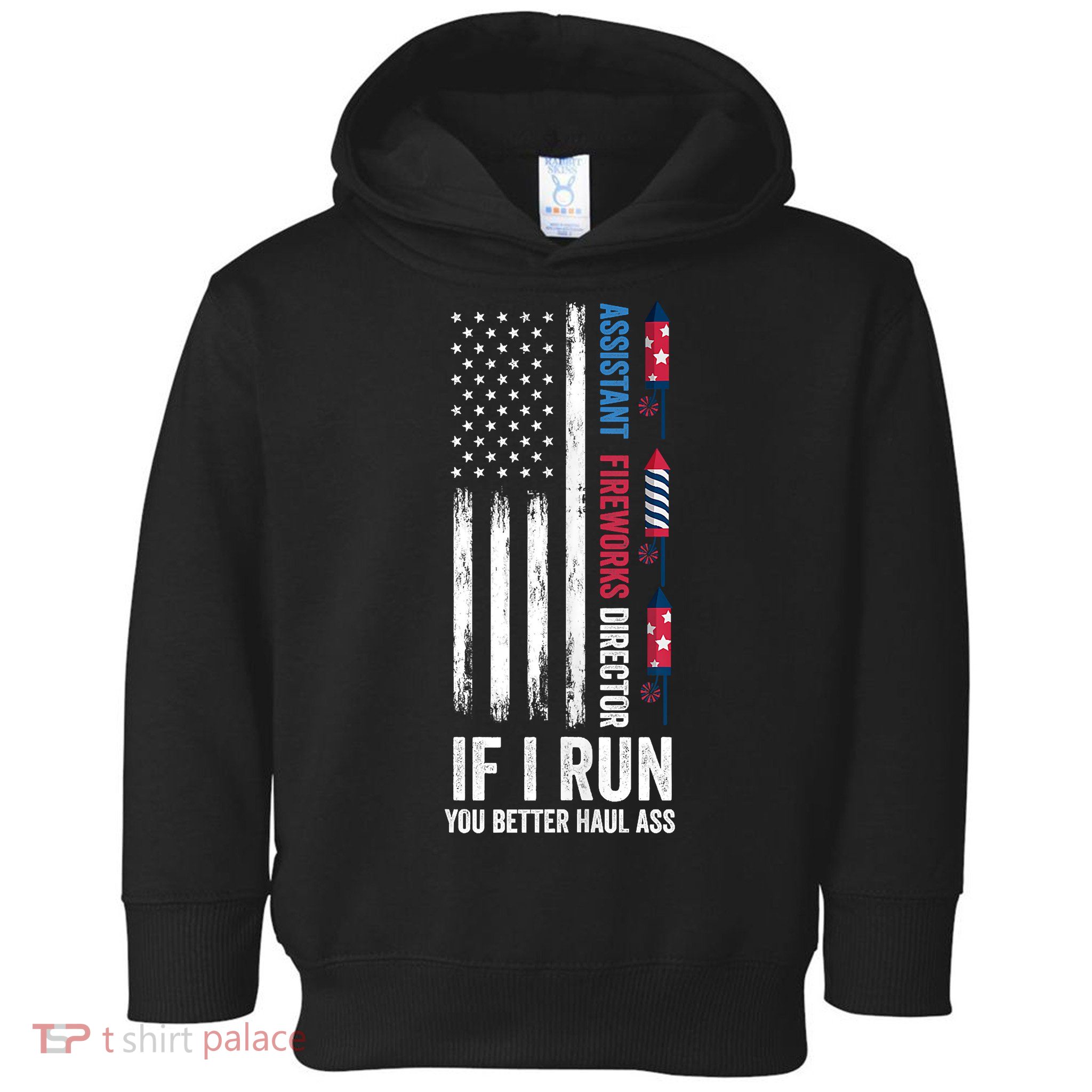 Assistant Fireworks Director 4th Of July Toddler Hoodie