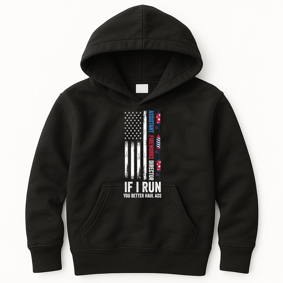 Assistant Fireworks Director 4th Of July Kids Hoodie