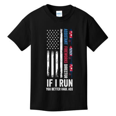 Assistant Fireworks Director 4th Of July Kids T-Shirt