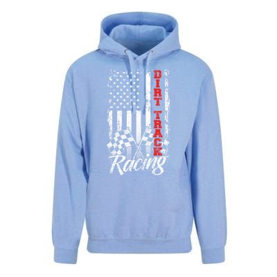 American Flag Dirt Track Racing Car Bike Driver Racer Gift Unisex Surf Hoodie