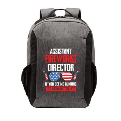 Assistant Fireworks Director If You See Running Vector Backpack