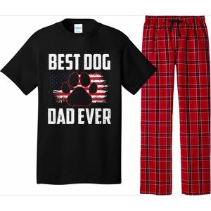 American Flag Dog Dad Owner Best Dog Dad Ever Fathers Day Pajama Set