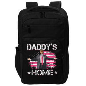 American Flag DaddyS Home Trump 2024 Patriotic Impact Tech Backpack