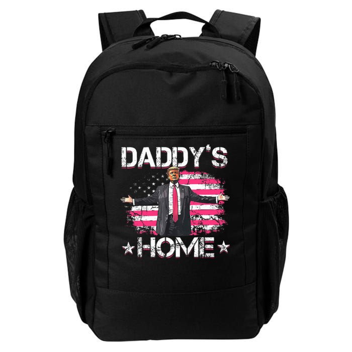 American Flag DaddyS Home Trump 2024 Patriotic Daily Commute Backpack