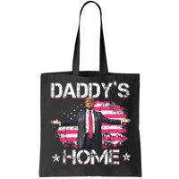 American Flag DaddyS Home Trump 2024 Patriotic Tote Bag