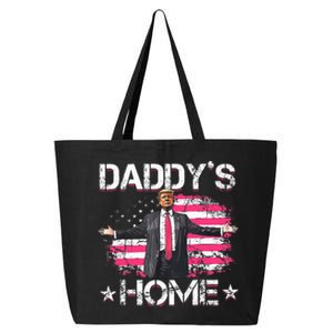 American Flag DaddyS Home Trump 2024 Patriotic 25L Jumbo Tote