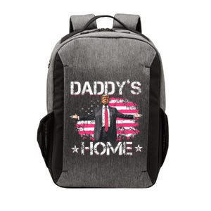 American Flag DaddyS Home Trump 2024 Patriotic Vector Backpack