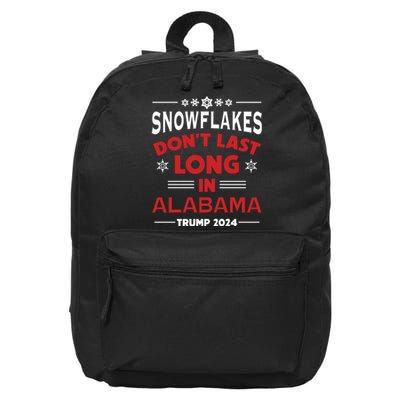 Alabama For Donald Trump 2024 16 in Basic Backpack