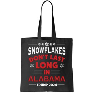 Alabama For Donald Trump 2024 Tote Bag