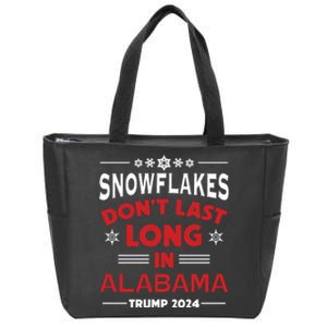 Alabama For Donald Trump 2024 Zip Tote Bag