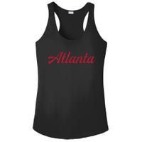 Atlanta Football Distressed Ladies PosiCharge Competitor Racerback Tank