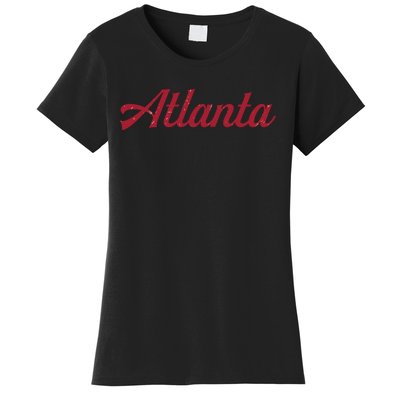 Atlanta Football Distressed Women's T-Shirt