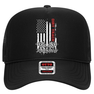 American Flag Dirt Track Racing Car Bike Driver Racer Gifts Hat