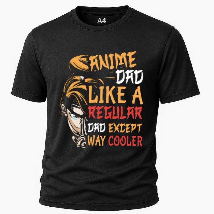 Anime Fathers Day Anime Dad Except Way Cooler Cooling Performance Crew T-Shirt
