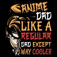 Anime Fathers Day Anime Dad Except Way Cooler Cooling Performance Crew T-Shirt