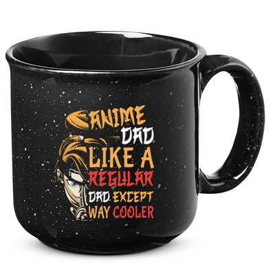 Anime Fathers Day Anime Dad Except Way Cooler 15oz Campfire Ceramic Mug