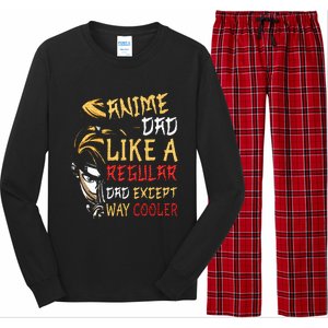 Anime Fathers Day Anime Dad Except Way Cooler Long Sleeve Pajama Set