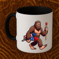 Assistant Fireworks Director 4th July Party Bigfoot Funny Mug