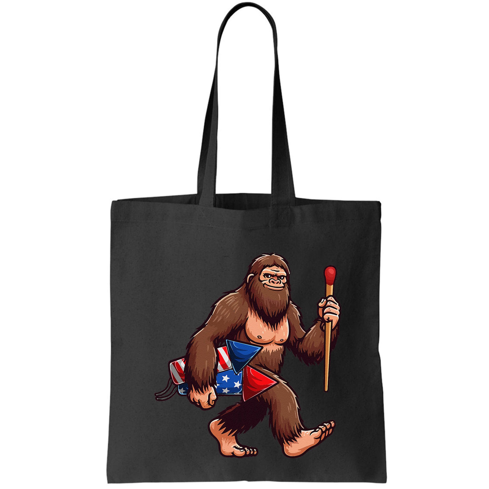 Assistant Fireworks Director 4th July Party Bigfoot Funny Bag