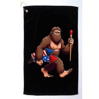Assistant Fireworks Director 4th July Party Bigfoot Funny Golf Towel