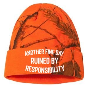 Another Fine Day Ruined By Responsibility Kati Licensed 12" Camo Beanie