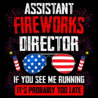 Assistant Fireworks Director If You See Assistant Firework 7-Panel Snapback Hat
