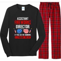 Assistant Fireworks Director If You See Assistant Firework Long Sleeve Pajama Set