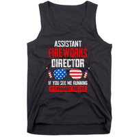 Assistant Fireworks Director If You See Assistant Firework Tank Top