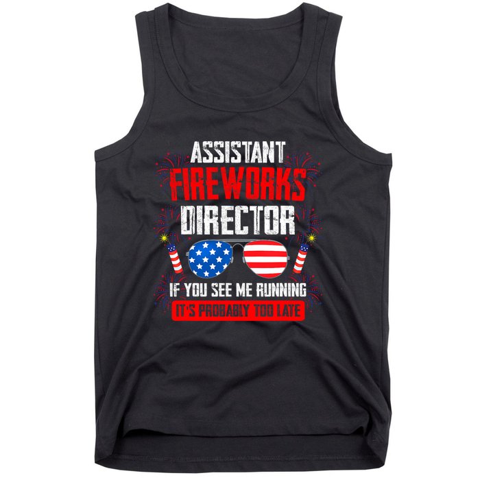 Assistant Fireworks Director If You See Assistant Firework Tank Top