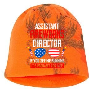 Assistant Fireworks Director If You See Assistant Firework Kati - Camo Knit Beanie