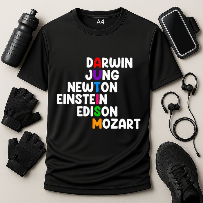 Autism For Darwin Jung Newton Einstein Edison Performance Shirt