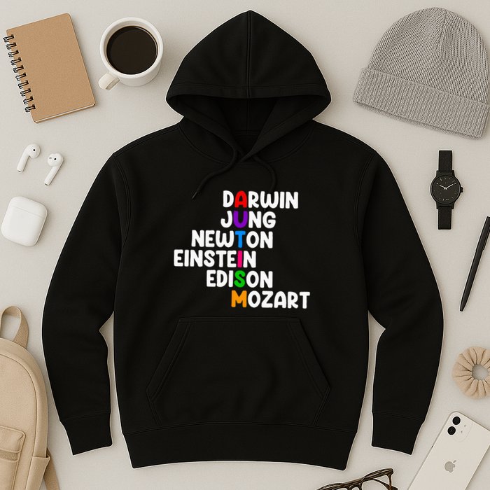 Autism For Darwin Jung Newton Einstein Edison Hoodie