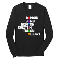 Autism For Darwin Jung Newton Einstein Edison Long Sleeve Shirt