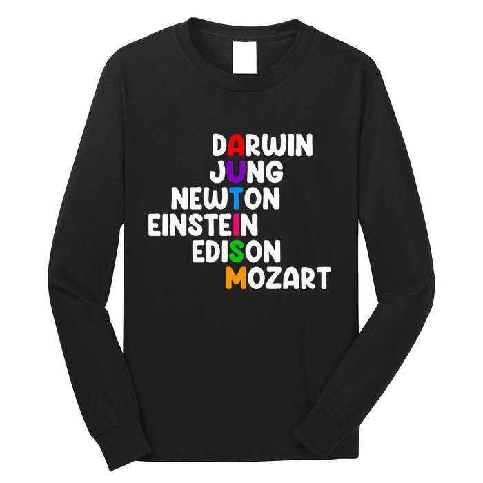 Autism For Darwin Jung Newton Einstein Edison Long Sleeve Shirt