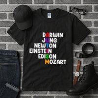 Autism For Darwin Jung Newton Einstein Edison Tall T-Shirt