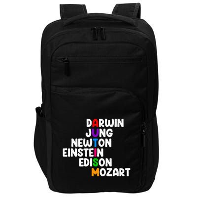 Autism For Darwin Jung Newton Einstein Edison Impact Tech Backpack